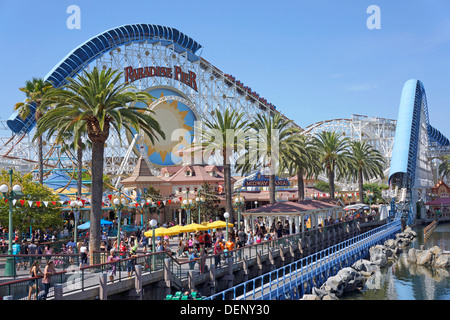 Paradise Pier Disneyland, California Adventure Park, à Anaheim en Californie Banque D'Images