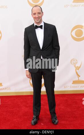 Los Angeles, CA. 22 août, 2013. Tony Hale aux arrivées pour la 65e Primetime Emmy Awards - Arrivals, Nokia Theatre L.A. Vivre, Los Angeles, CA, USA. 22 août, 2013. Credit : James Atoa/Everett Collection/Alamy Live News Banque D'Images