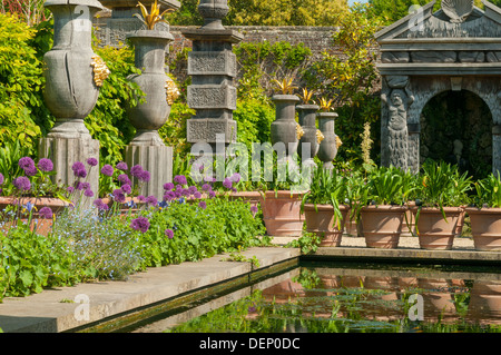 Earl's Collector Jardin, Château d'Arundel, Arundel, Sussex, Angleterre Banque D'Images