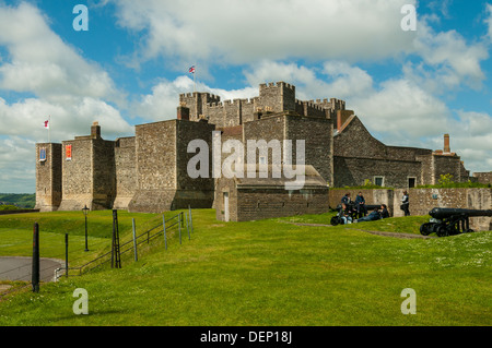 Le château de Douvres, Dover, Kent, Angleterre Banque D'Images