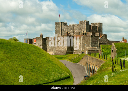 Le château de Douvres, Dover, Kent, Angleterre Banque D'Images