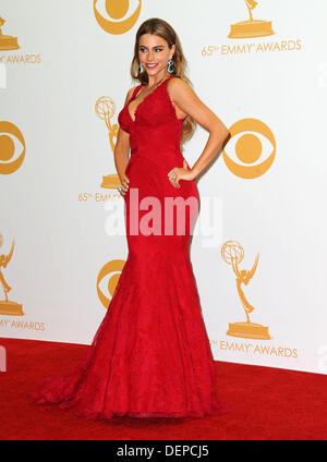 Los Angeles, Californie, USA. 22 août, 2013. Participation à la 65e Sofia Vergara Emmy Primtime Awards-Press prix tenue lors de la Nokia Theatre de Los Angeles, Californie le 22 septembre 2013. 2013 Credit : D. Long/Globe Photos/ZUMAPRESS.com/Alamy Live News Banque D'Images