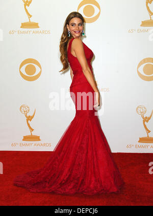 Los Angeles, Californie, USA. 22 août, 2013. Participation à la 65e Sofia Vergara Emmy Primtime Awards-Press prix tenue lors de la Nokia Theatre de Los Angeles, Californie le 22 septembre 2013. 2013 Credit : D. Long/Globe Photos/ZUMAPRESS.com/Alamy Live News Banque D'Images