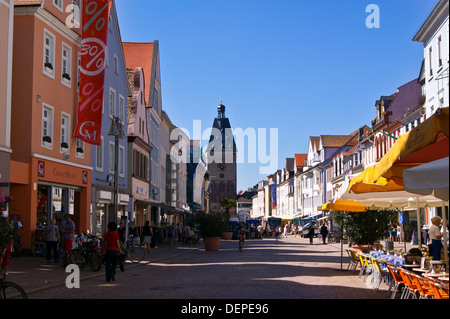 Altportel porte médiévale, Speyer, Rheinland-Pfalz, Allemagne Banque D'Images