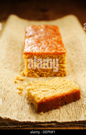 Yorkshire Parkin, Gâteau Pain close up Banque D'Images