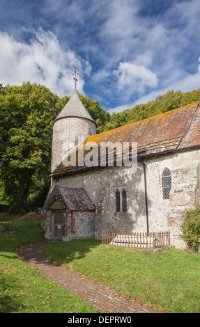 Dans l'Église Southease Southease près de Lewes, East Sussex, Angleterre Banque D'Images