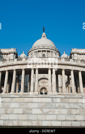 Façade d'un mémorial, Victoria Memorial, Kolkata, West Bengal, India Banque D'Images