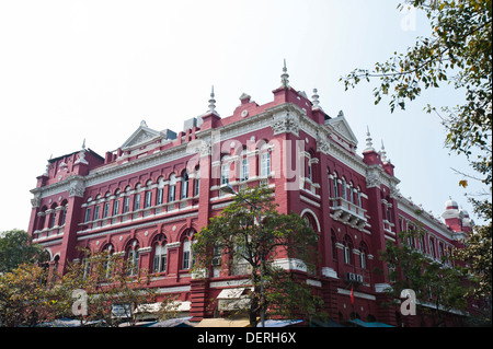 Façade d'un bâtiment public, des écrivains, Kolkata, West Bengal, India Banque D'Images