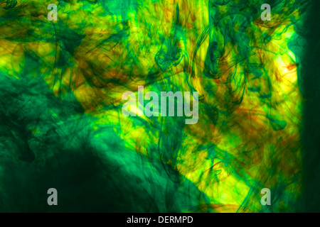 Encres de couleur de l'eau, l'abstraction, explosion de couleurs Banque D'Images