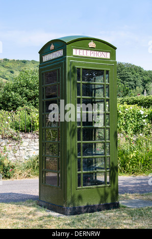 Téléphone britannique fort dans Portesham, Dorset, England, UK. Banque D'Images