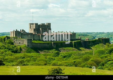 Le château de Douvres, Dover, Kent, Angleterre Banque D'Images