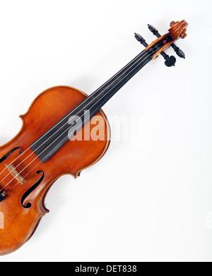 Violon en taille., Close up detail. Banque D'Images