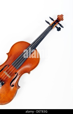 Violon en taille., Close up detail. Banque D'Images