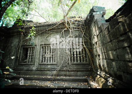 Ruines de Beng Mealea, Angkor, Cambodge Banque D'Images