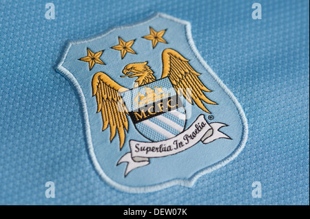 Manchester City FC Club Crest Banque D'Images