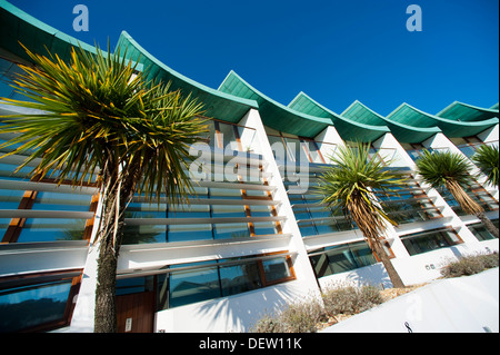 Appartements modernes à Westward Ho !, Devon, England, UK Banque D'Images