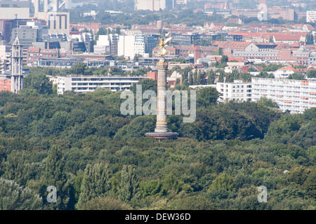 Vue depuis panoramapunkt, Potsdamer Platz de Berlin cityscape Banque D'Images