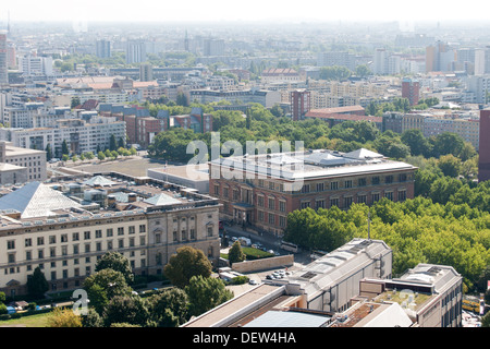 Vue depuis panoramapunkt, Potsdamer Platz de Berlin cityscape Banque D'Images