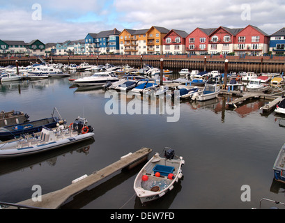 Marina d'Exmouth, Devon, UK 2013 Banque D'Images