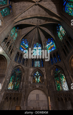 Église du 12ème siècle de Saint jacques, Reims, France Banque D'Images