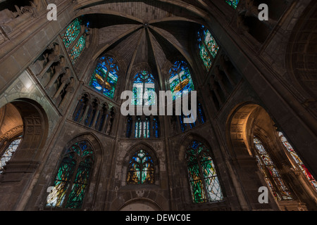 Église du 12ème siècle de Saint Jacques, Reims, France Banque D'Images