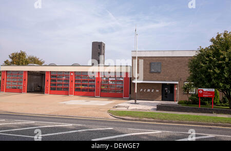 Southend-on-Sea, le 24 septembre, 2013. fire station. Les membres de l'Union prendra des Pompiers action industrielle dans une longue querelle sur les pensions sur le 25/09/2013 entre 12h et 16h. Credit : Graham whitby boot/Alamy Live News Banque D'Images
