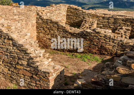 Grande maison Pueblo, Chimney Rock National Monument, Pagosa Springs (Colorado). Banque D'Images