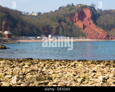 Comme Oddicombe vu de l'Europe Royaume-uni Angleterre Devon Babbacombe Banque D'Images