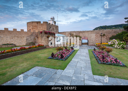 Jardins, Connaught, Cornwall, Devon, Angleterre, Royaume-Uni, Europe. Banque D'Images