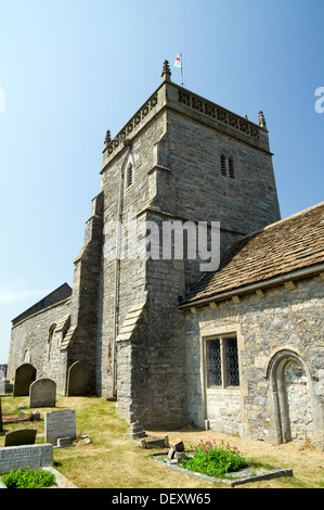 St Nicholas Church, en montée, Weston-Super-Mare, Somerset, Angleterre. Banque D'Images