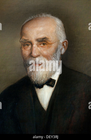 Portrait du professeur dr H.A. Lorentz 1853 - 1928 par Hendrik van Borssum Buisman Néerlandais Pays-Bas Banque D'Images