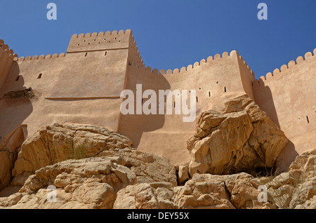 Nakhal Fort ou Fort Nakhl, Nakhal, Al Batinah, Oman Banque D'Images