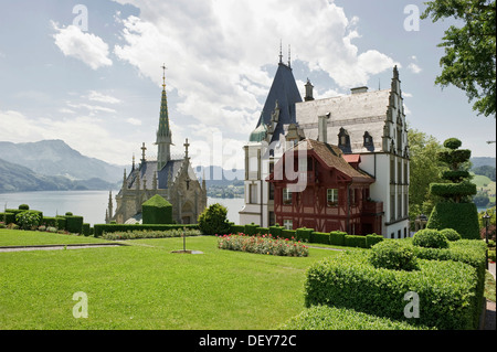 Château de Meggenhorn, Luzern, Lucerne, canton de Lucerne, Suisse, Europe Banque D'Images