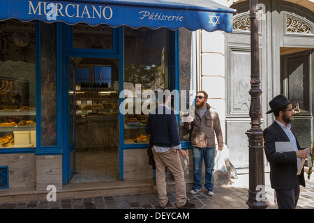 Boulangerie dans le juif Les Marais de Paris, France Banque D'Images