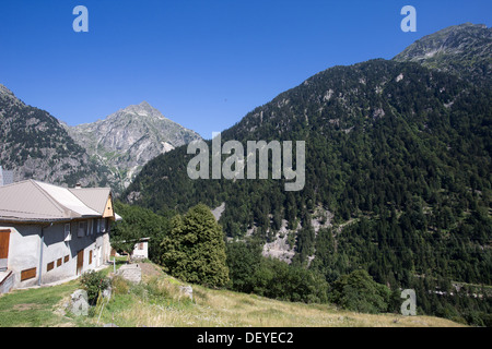 Allemont Isère Rhône-Alpes Alpes France Banque D'Images