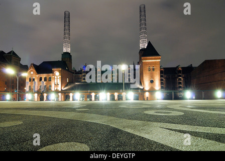 Kesselhaus, chaufferie, Sandtorkai quay, Speicherstadt warehouse district, Hambourg Banque D'Images
