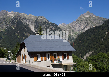 Allemont Isère Rhône-Alpes Alpes France Banque D'Images