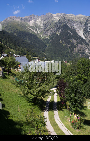 Allemont Isère Rhône-Alpes Alpes France Banque D'Images