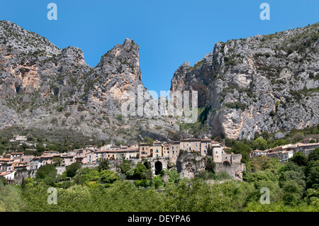 Moustiers Sainte Marie Alpes de Haute Provence France Banque D'Images