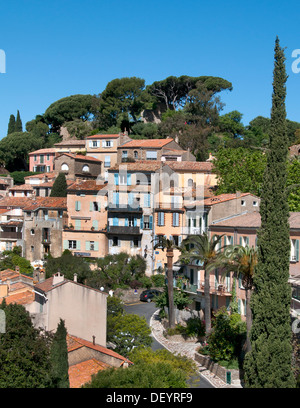 Bormes les Mimosas Côte d'Azur French Riviera Provence France Banque D'Images