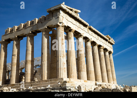 Le Parthénon sur l'Acropole à Athènes, Grèce Banque D'Images