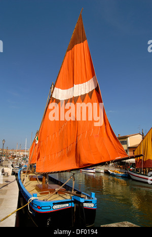 Cesenatico sur l'Adria, côte Adriatique, Museo della Marineria musée maritime dans le port, Emilia Romagna, Italie, Europe Banque D'Images