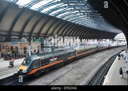 Intercity 125 un train à grande vitesse à la gare de New York Banque D'Images