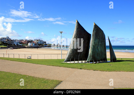 Station balnéaire de Portrush, comté d'Antrim, en Irlande du Nord, Royaume-Uni. Banque D'Images