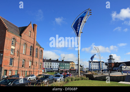 Station balnéaire de Portrush, comté d'Antrim, en Irlande du Nord, Royaume-Uni. Banque D'Images