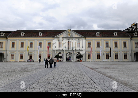 Cour intérieure, château Residenzschloss Ludwigsburg, Ludwigsburg, Bade-Wurtemberg Banque D'Images