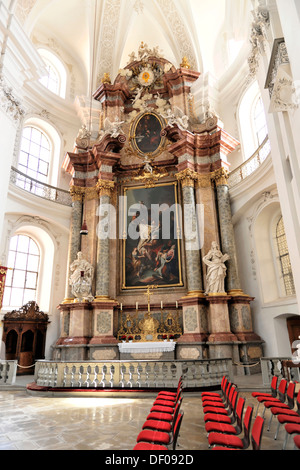 Le sang Saint Autel de 1931, la Basilique de Saint Martin à Weingarten, Bade-Wurtemberg Banque D'Images