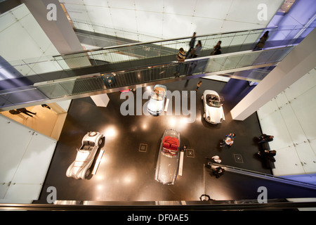 Exposition au BMW Welt à Munich, Bavière, Allemagne Banque D'Images