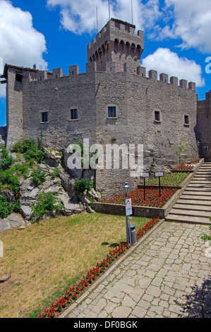 San Marino, Rocca fratta Fratta, Tour, mont Titano, République de San Marino, Italie Banque D'Images