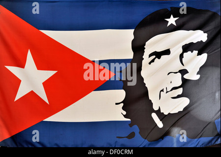 Autocollant Voiture Drapeau Cuba Che Guevara – Taille 8x5 Cm – Vinyle Haute Qualité, Résistant Aux UV Et Rayures
